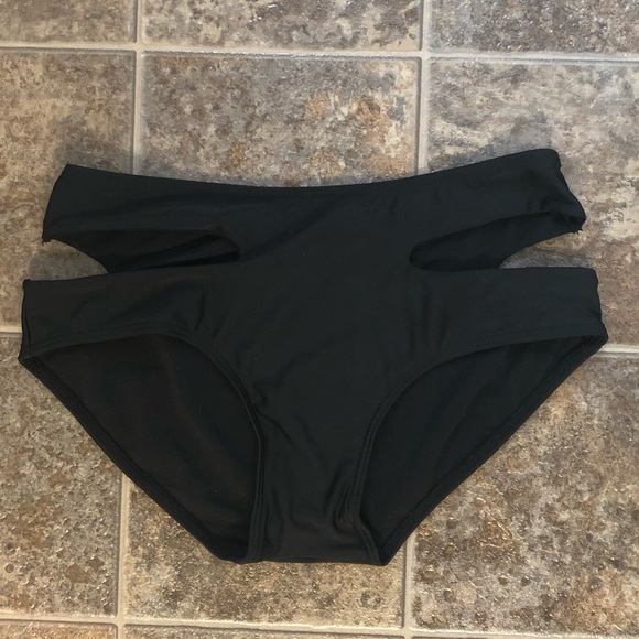 🔥Last 1🔥Black push-up tie halter bandage bikini - Picture 6 of 8